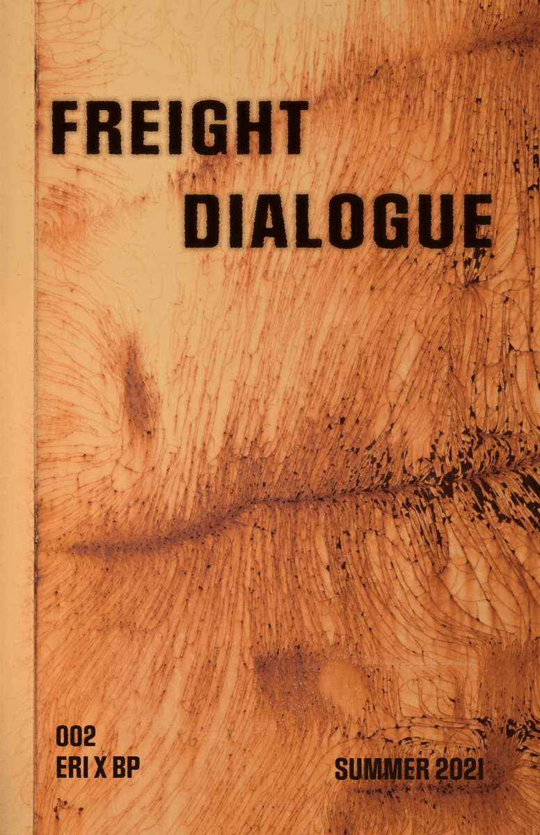freight dialogue #2 by Eri | book puppy zines